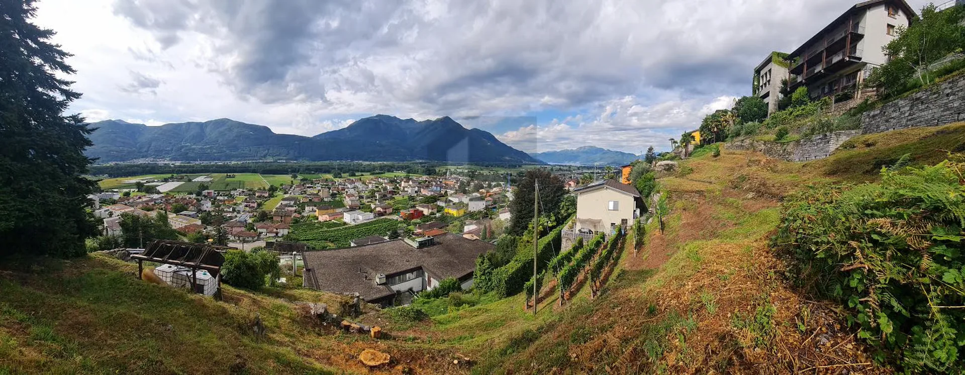 Sonnig und ruhig mit Aussicht