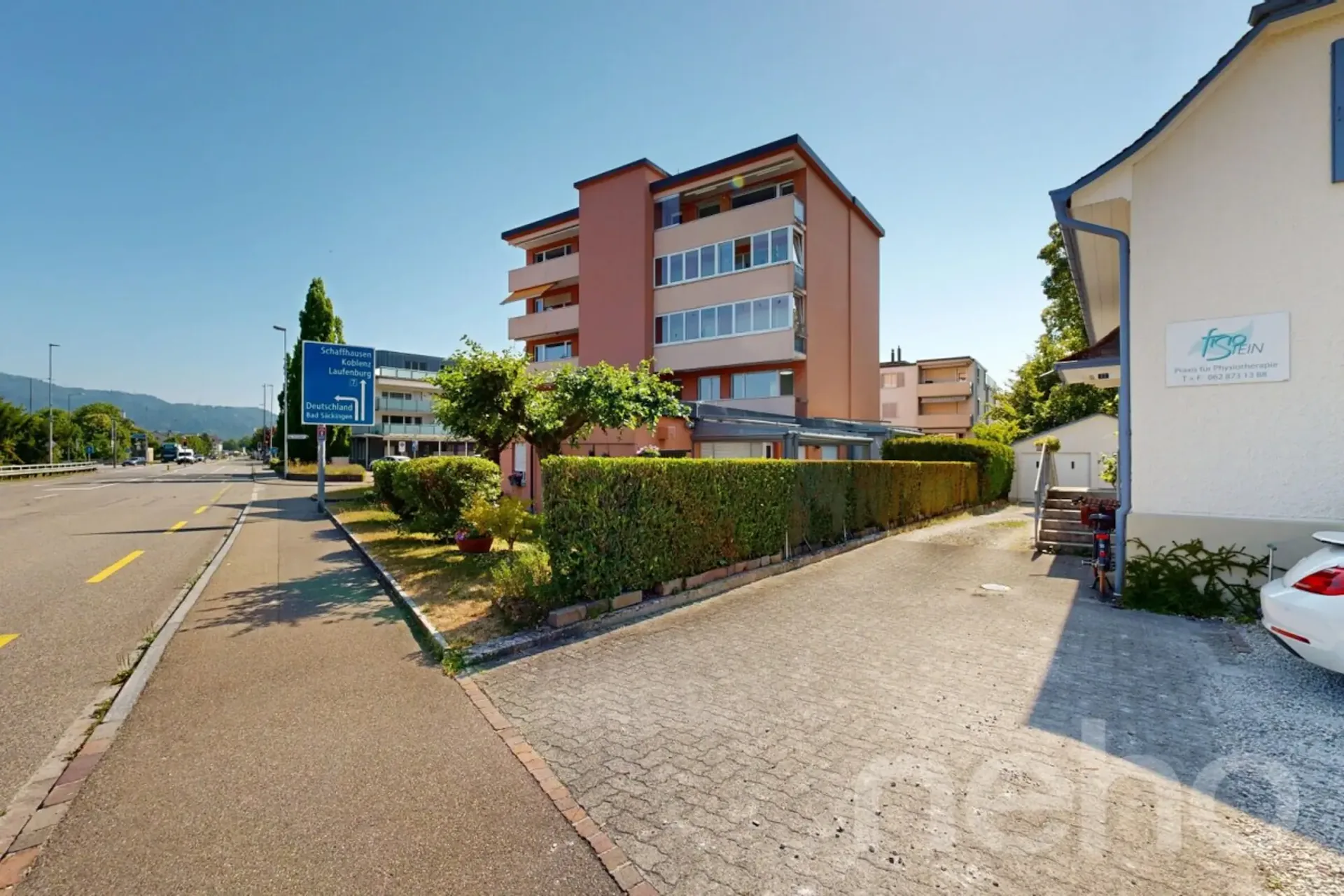 Appartement lumineux 4.5 pièces avec balcon et vue sur le Rhin à Stein AG