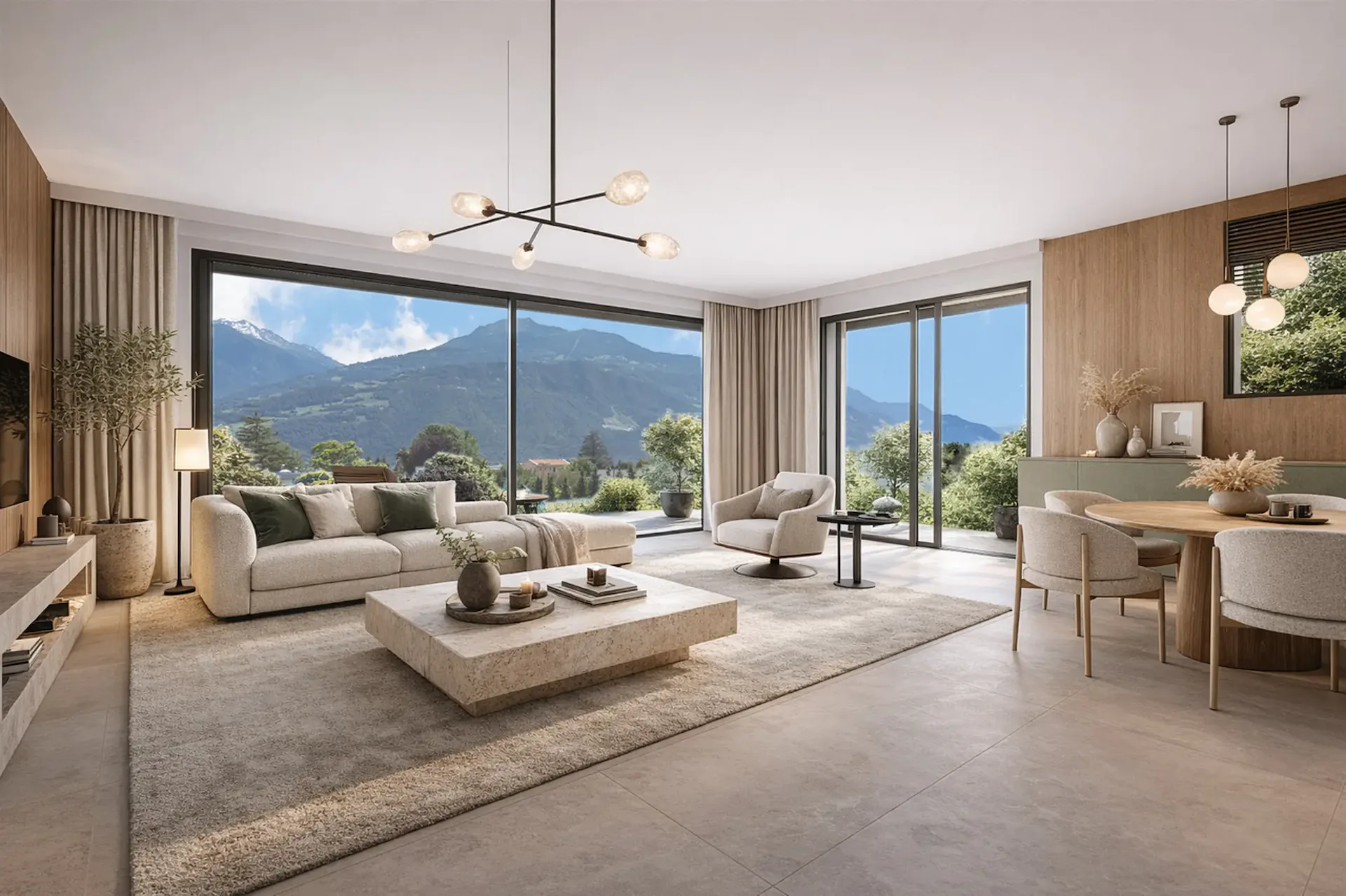 SPLENDID CONTEMPORARY VILLA 5.5 PCS IN PLAN-CONTHEY