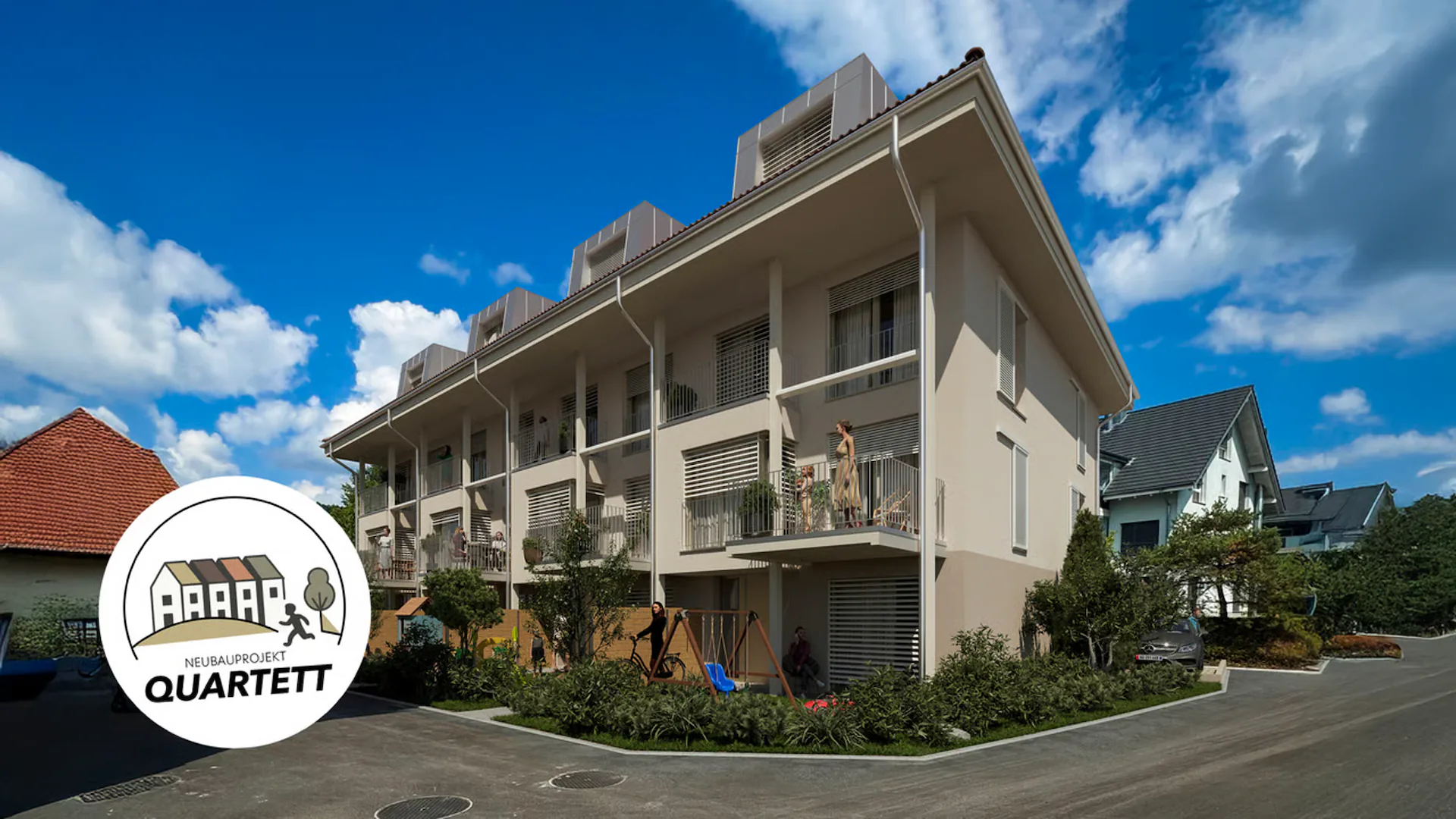 New construction project "QUARTETT" House 2 (corner house)