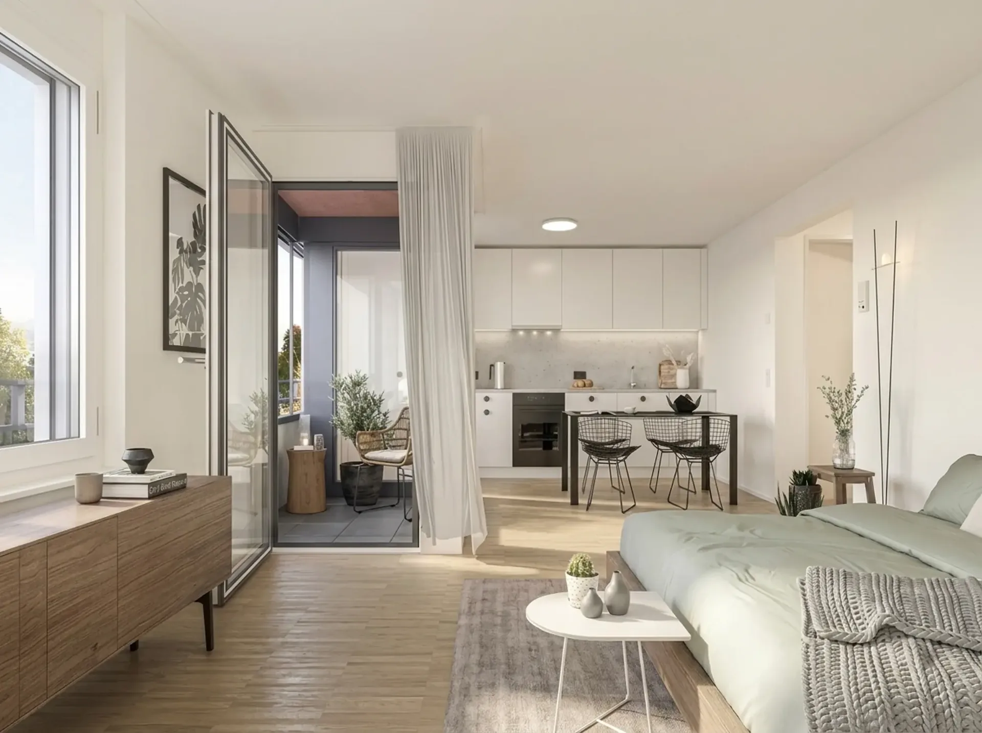 Modern 1.5 room new apartment in Erlenbach ZH