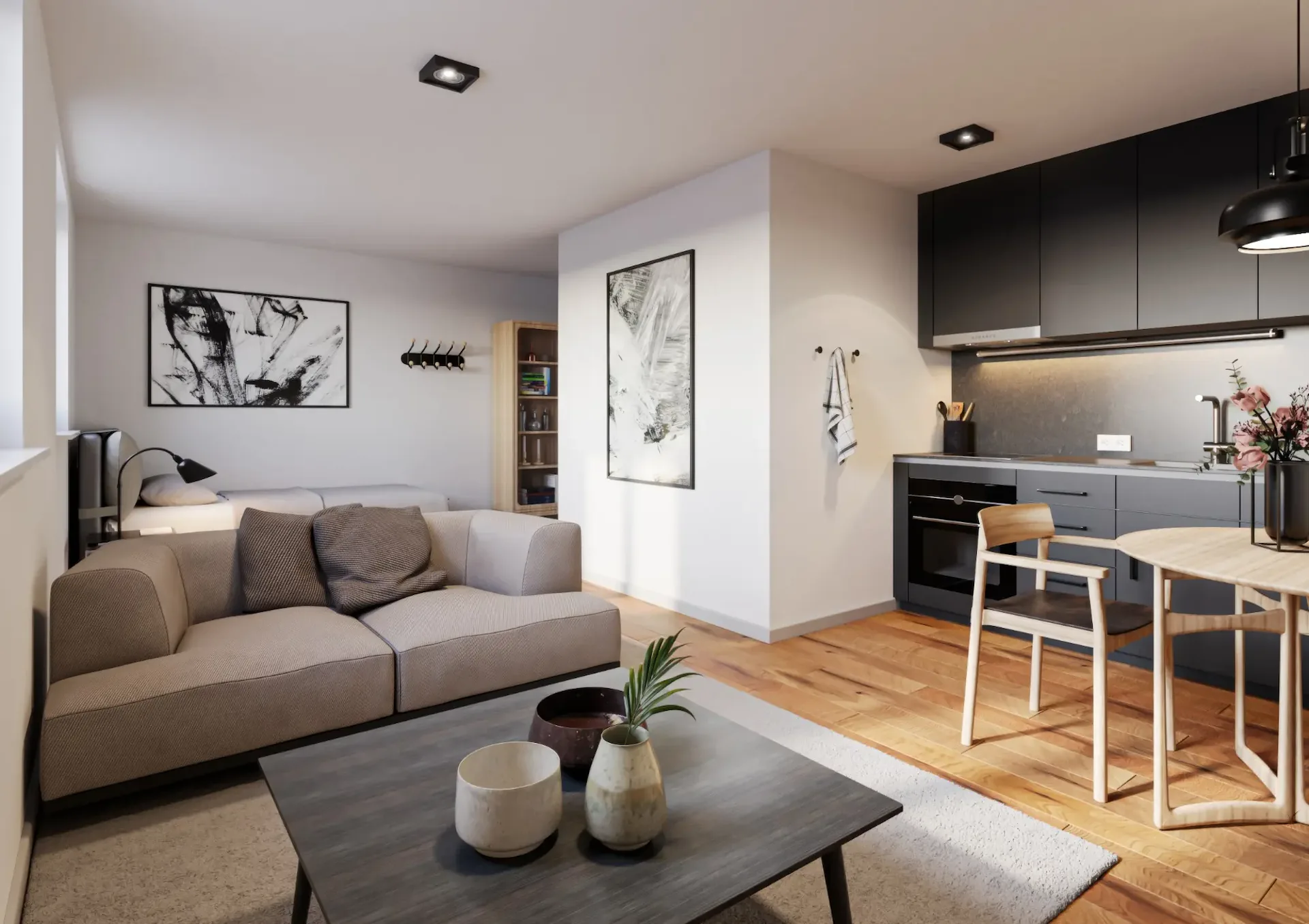 moderne 1.5 Zimmerwohnung in St. Gallen