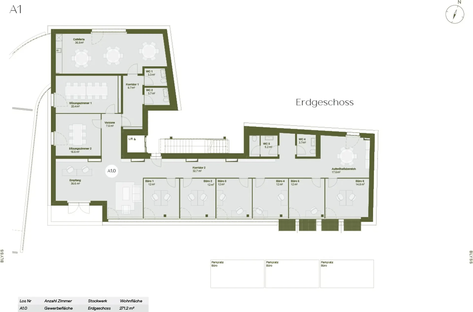 Blyss - Versatile commercial space directly at Lyss train station