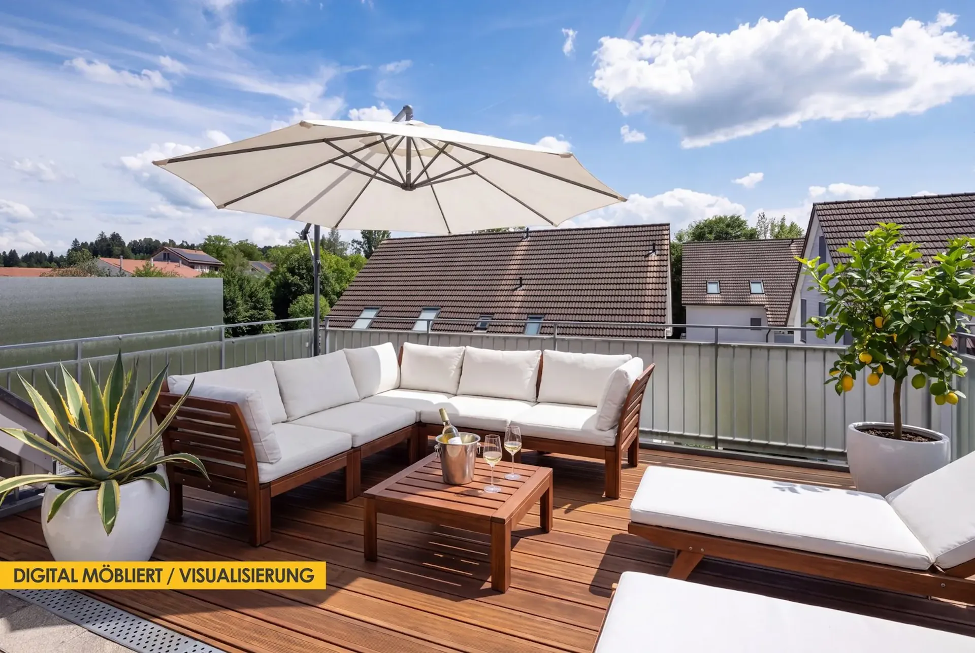 Un foyer au-dessus des toits - appartement duplex spacieux avec une grande vue