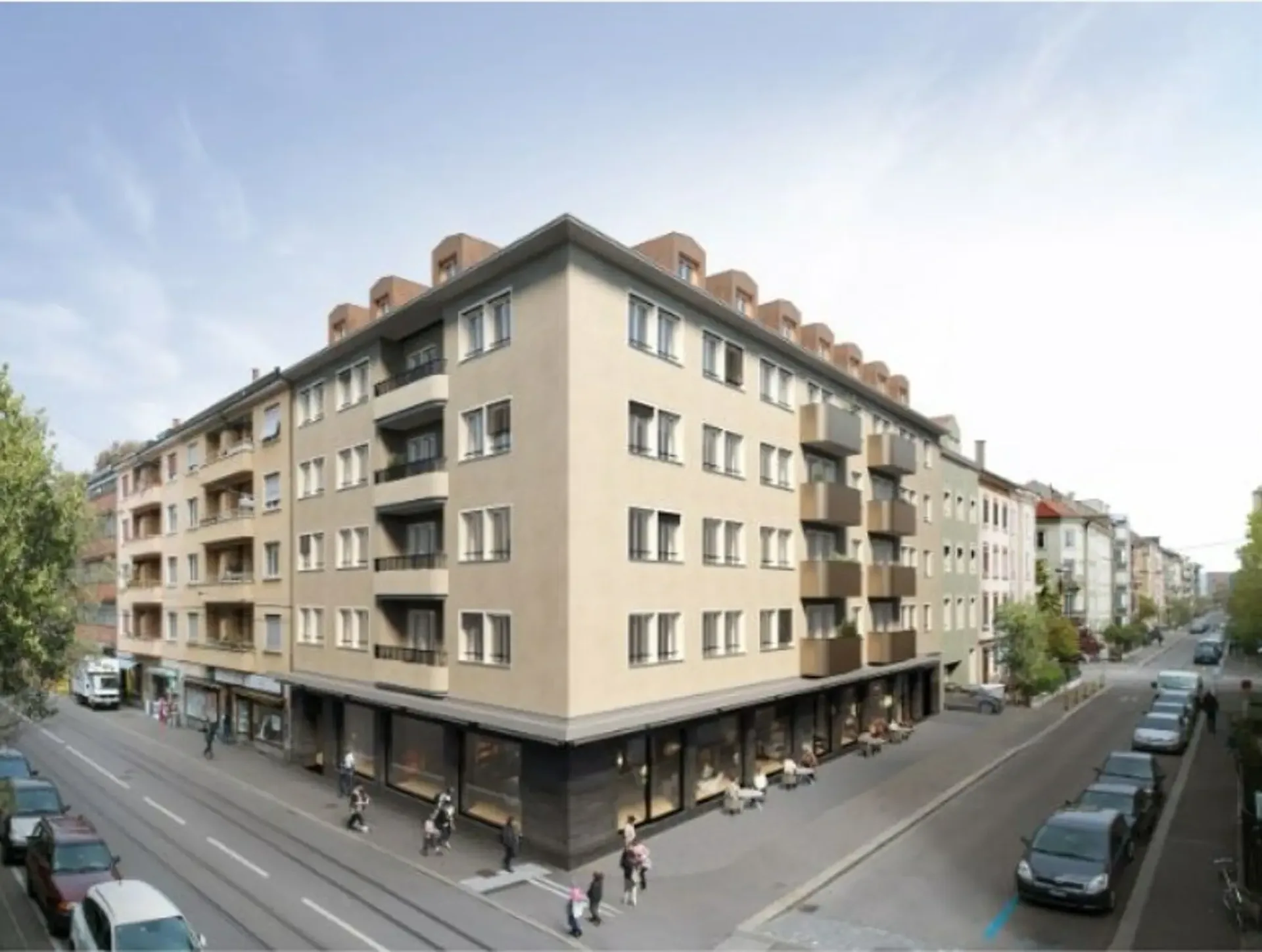 Motorradplatz im Klybeck