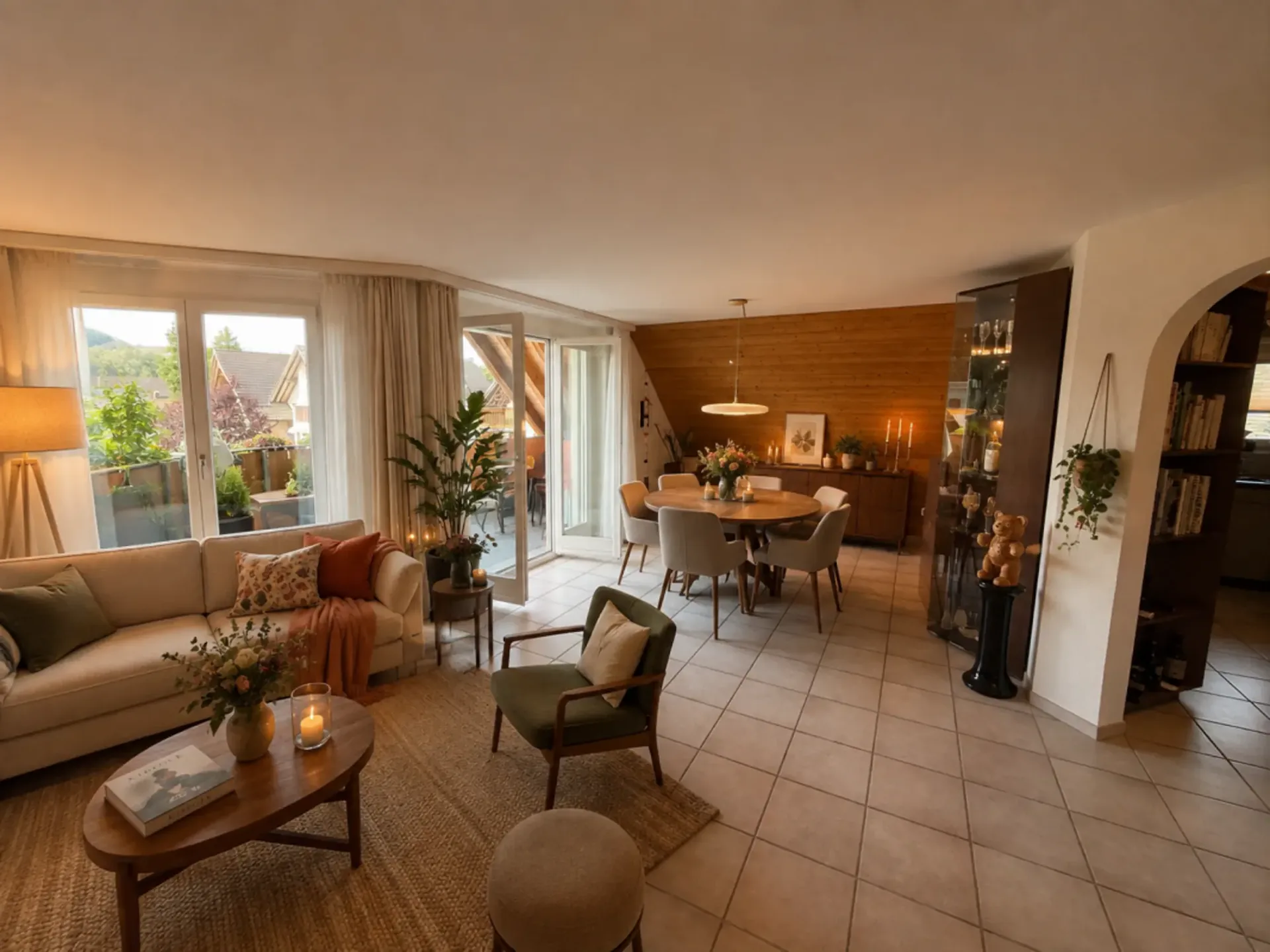 Cozy attic apartment with beautiful terrace