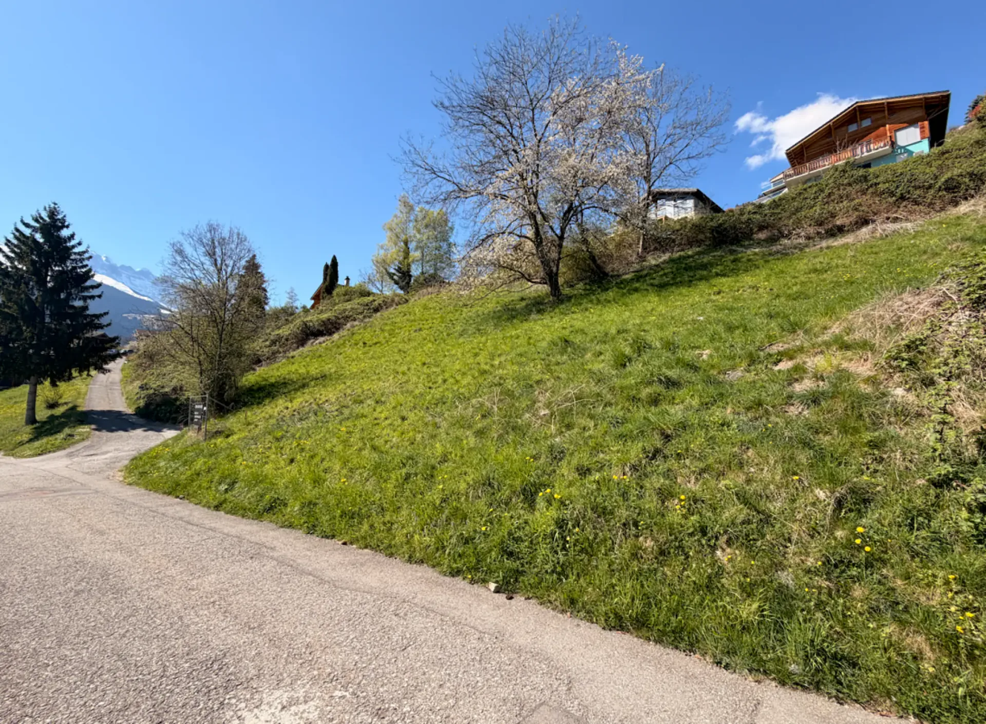 Beautiful plot for sale in Collombey (Les Neyres)