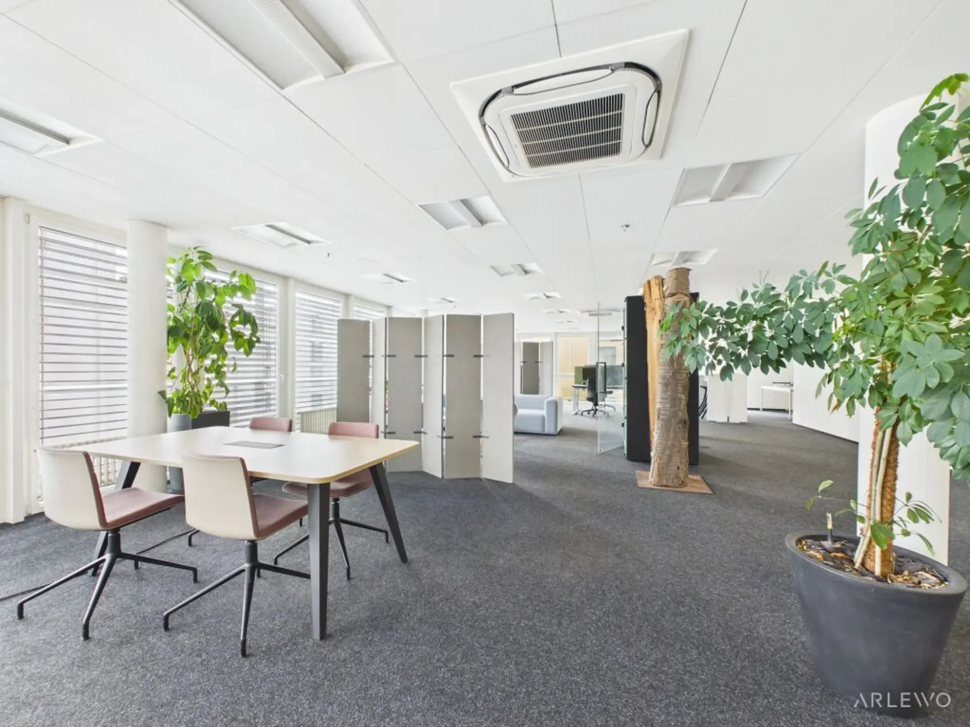 Representative commercial space directly at Sursee train station