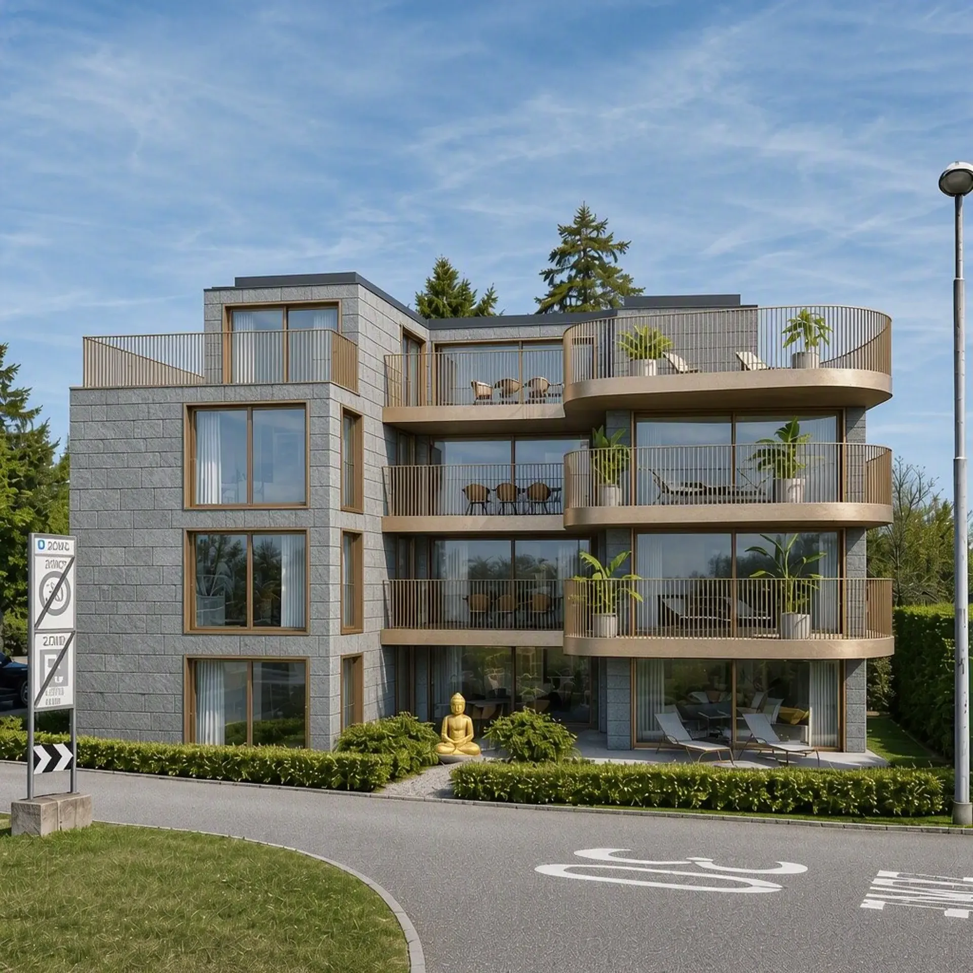 Appartement attique de 3,5 pièces attractif dans un immeuble neuf – Subingen, Föhrenweg 1