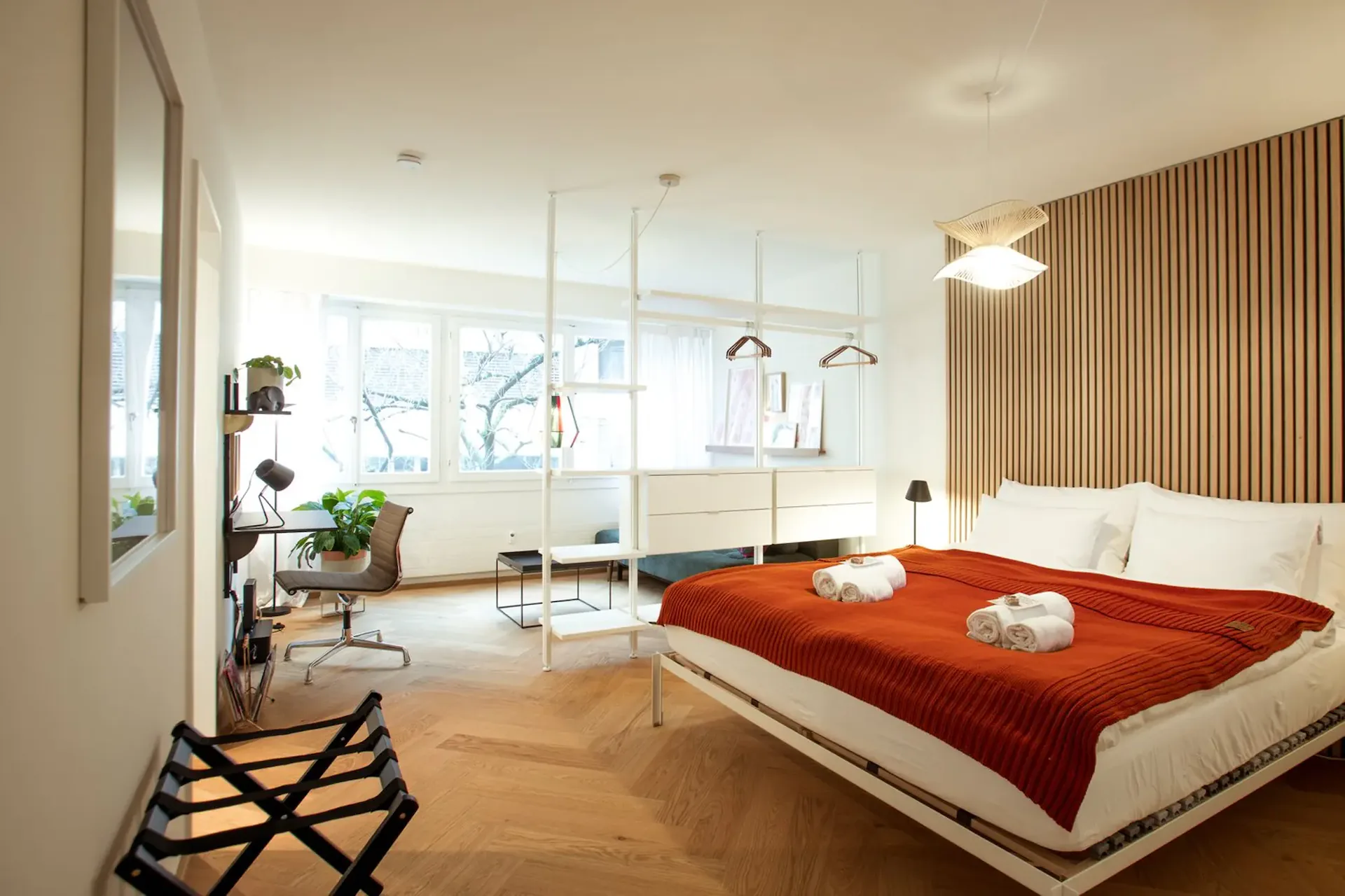 Stilvolle möblierte 1.5-Zimmer-Wohnung in Kleinbasel – ruhig zum Hof, all-inclusive, ab 6 Monaten