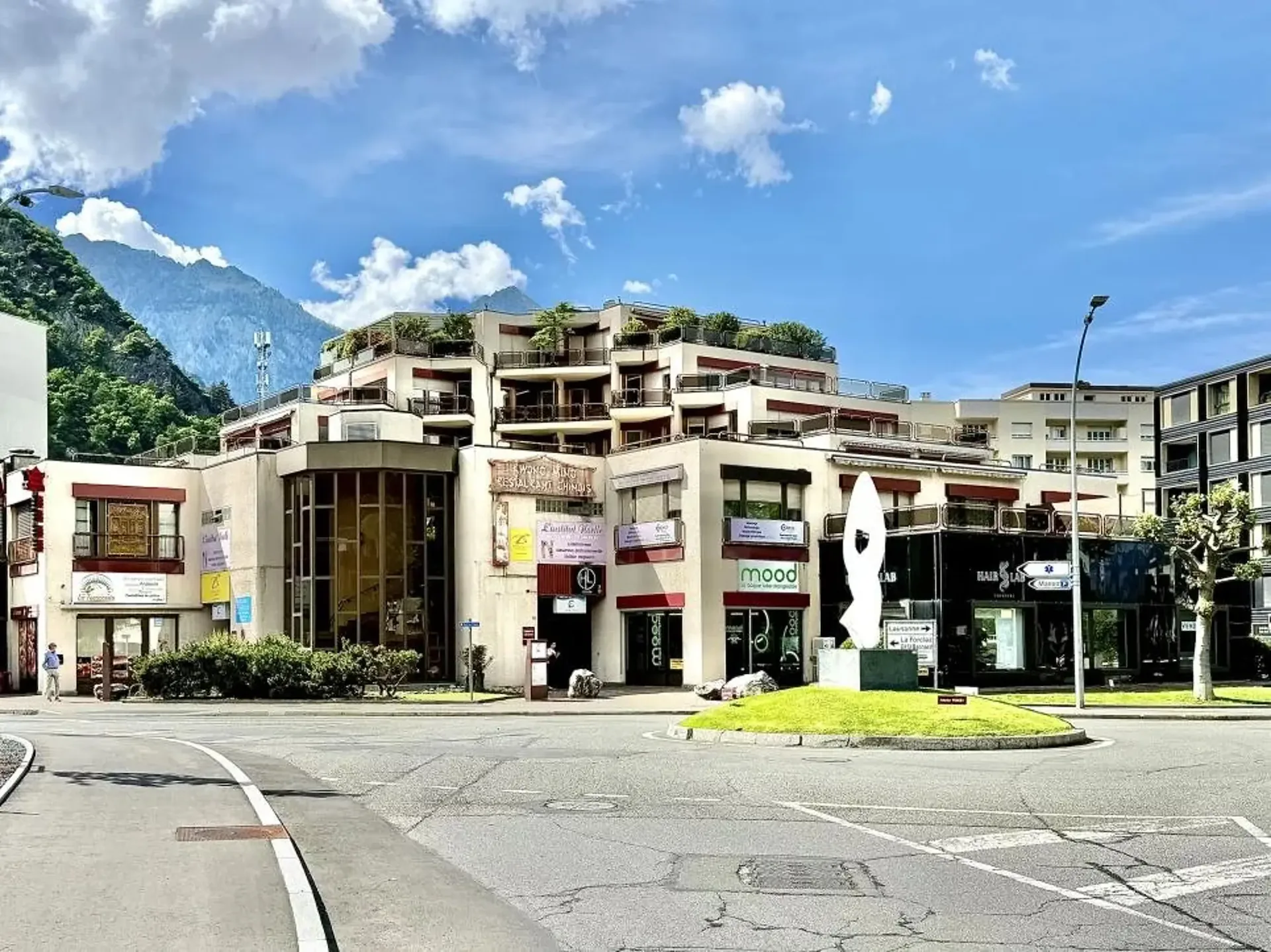 Martigny, centro città - posto auto in parcheggio sotterraneo in vendita