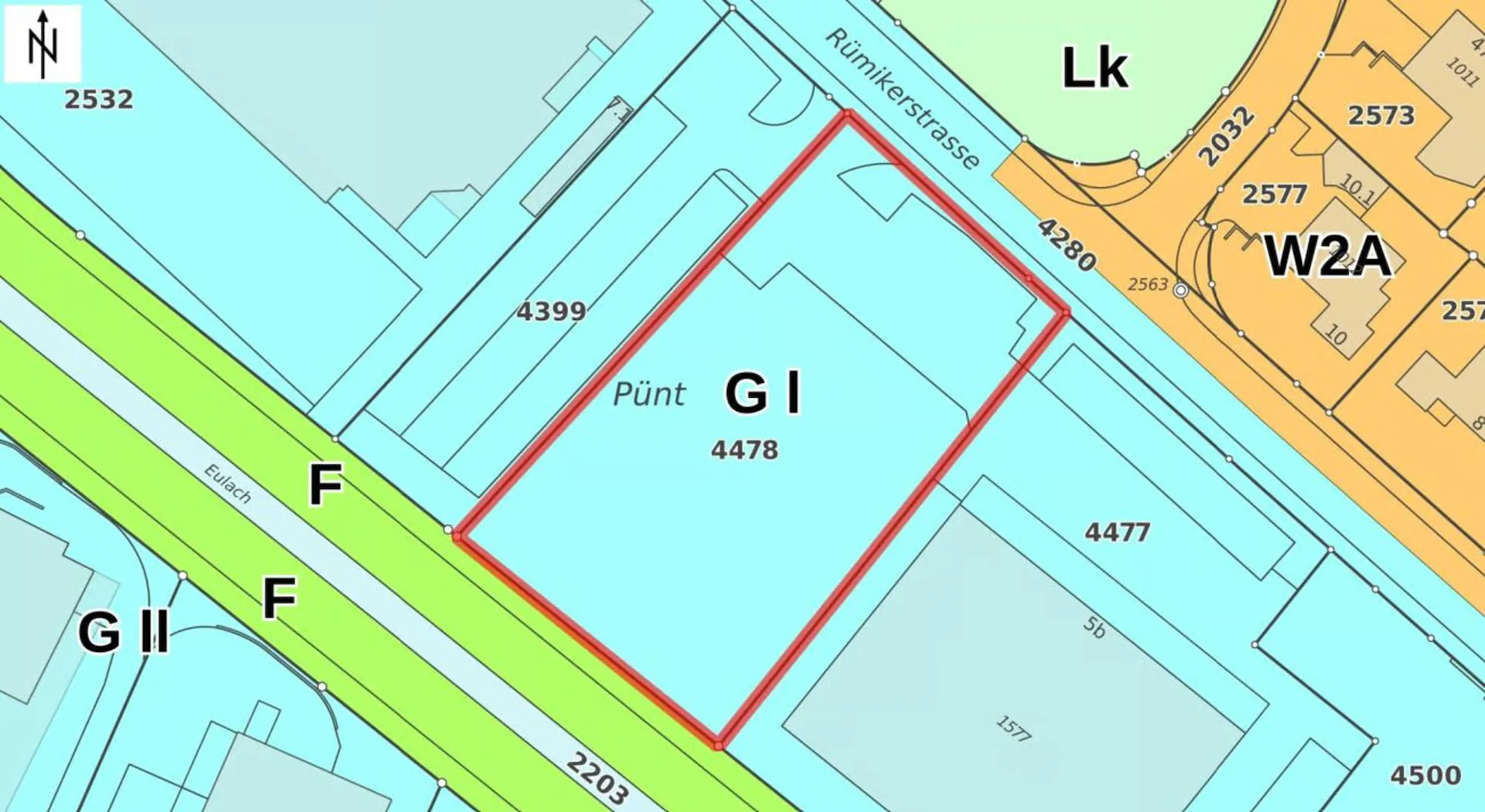 Attractive commercial land in Elsau - centrally located with optimal accessibility