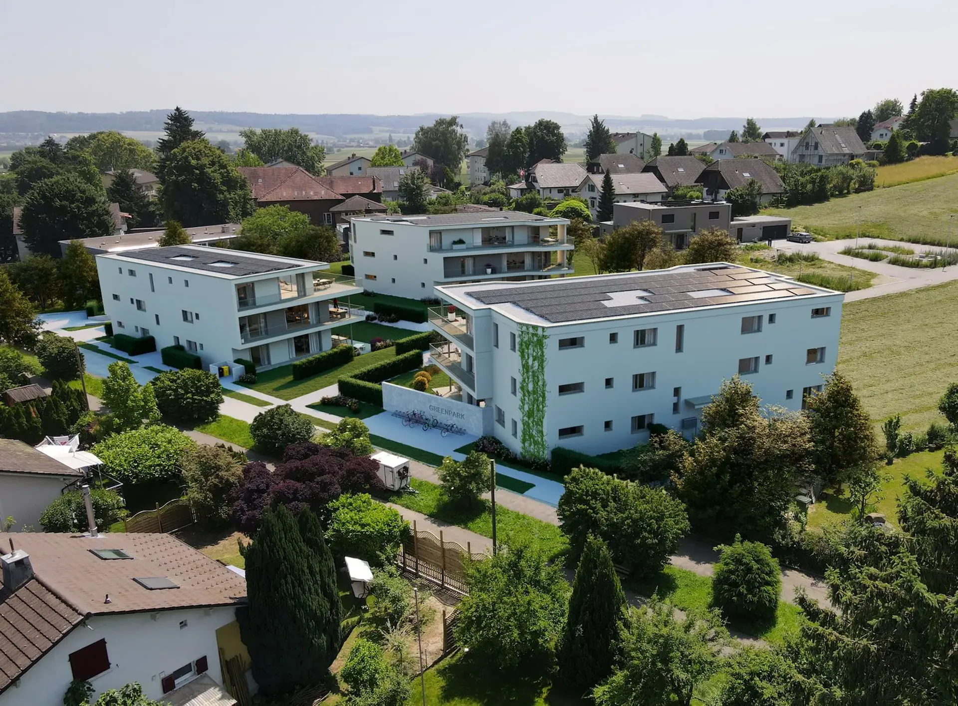 Casa a cinque famiglie del complesso residenziale Greenpark – sostenibile, tranquilla e vivibile