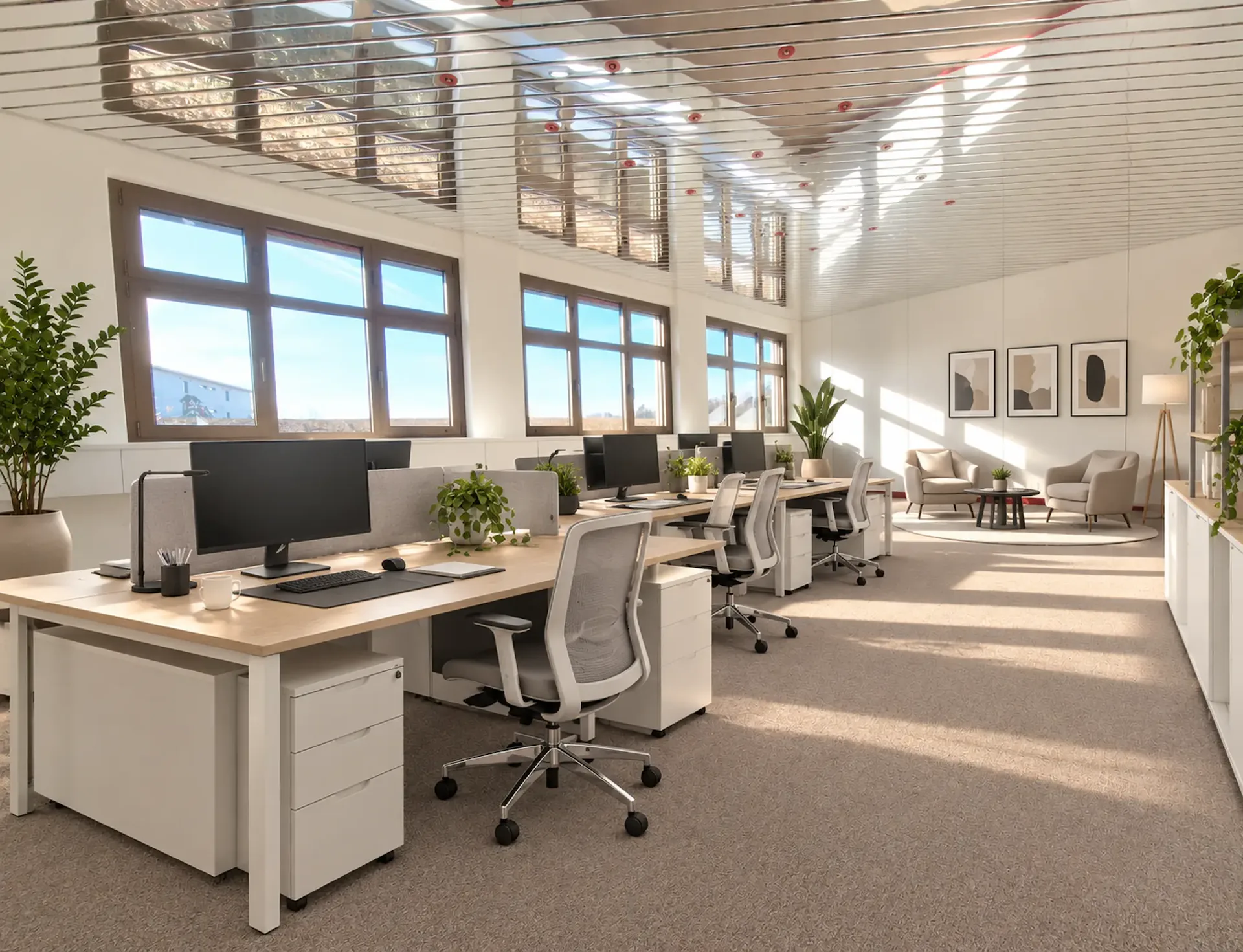 Bezugsbereites Büro im Wirtschaftsraum Zürich - Winterthur - Airport, mit guter Verkehrsanbindung