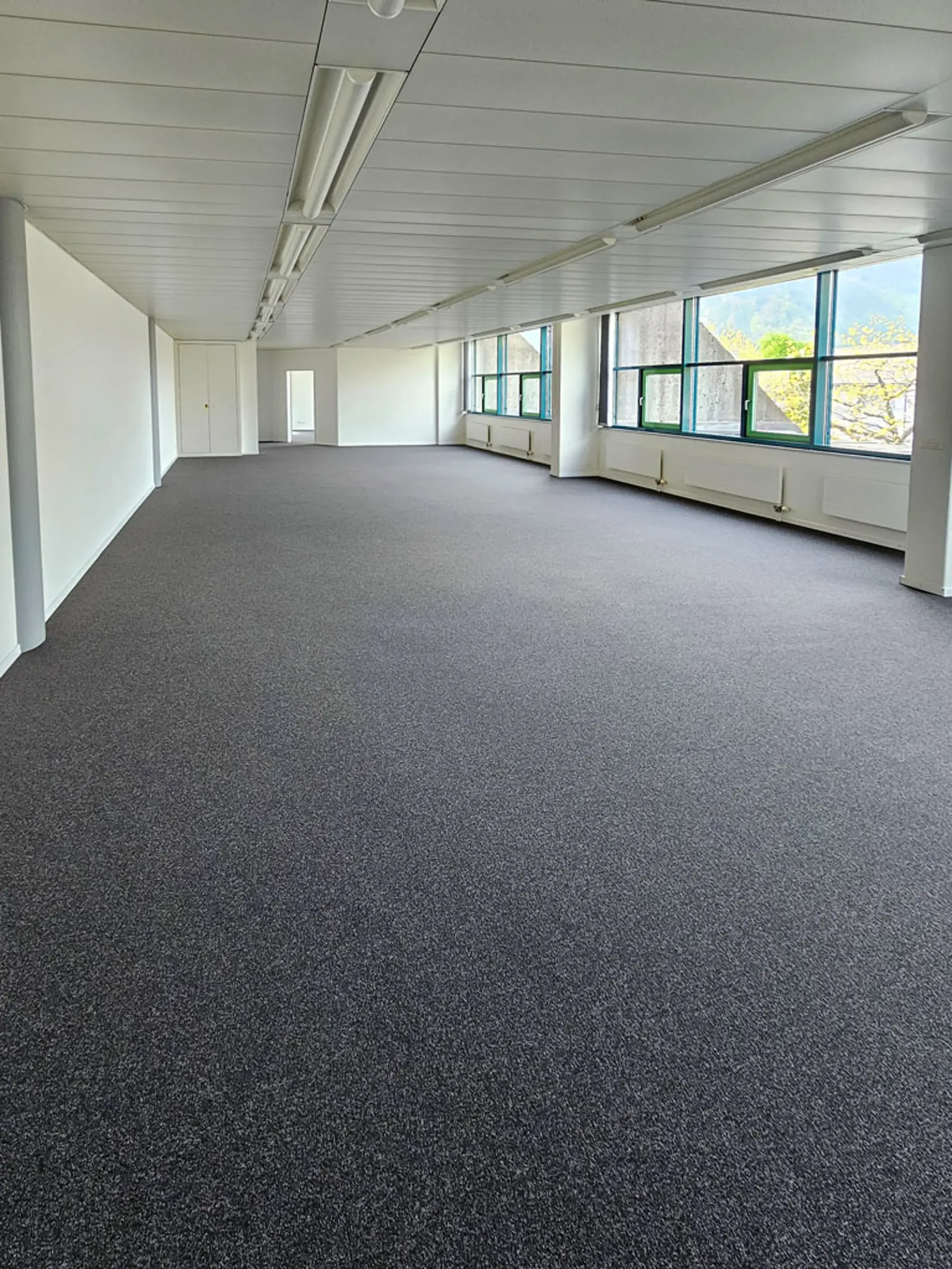 Office space in a representative commercial building