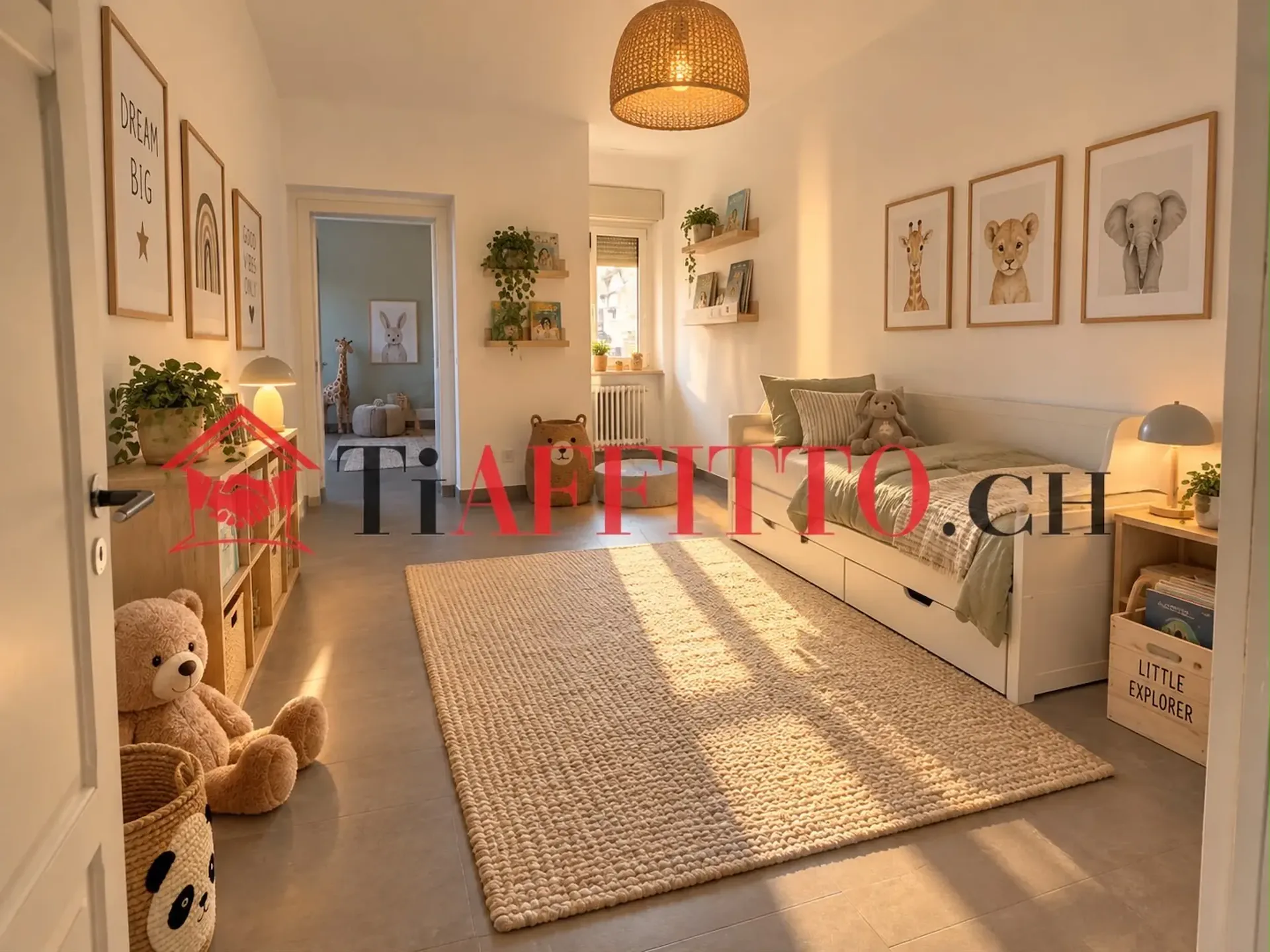 3.5 rooms immersed in greenery with included expenses